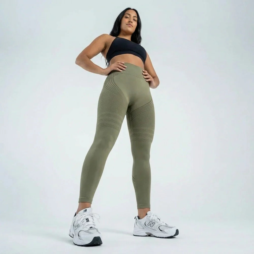 Oliron ShapeFlex™ 3D Leggings - Army Green