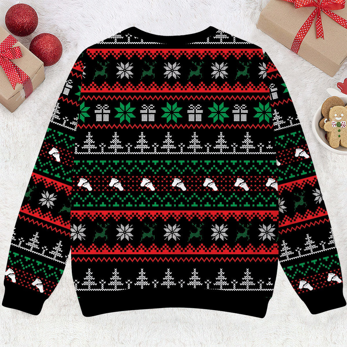 I Believe In Bigfoot Christmas - Funny Ugly Christmas Sweater, Custom Choo