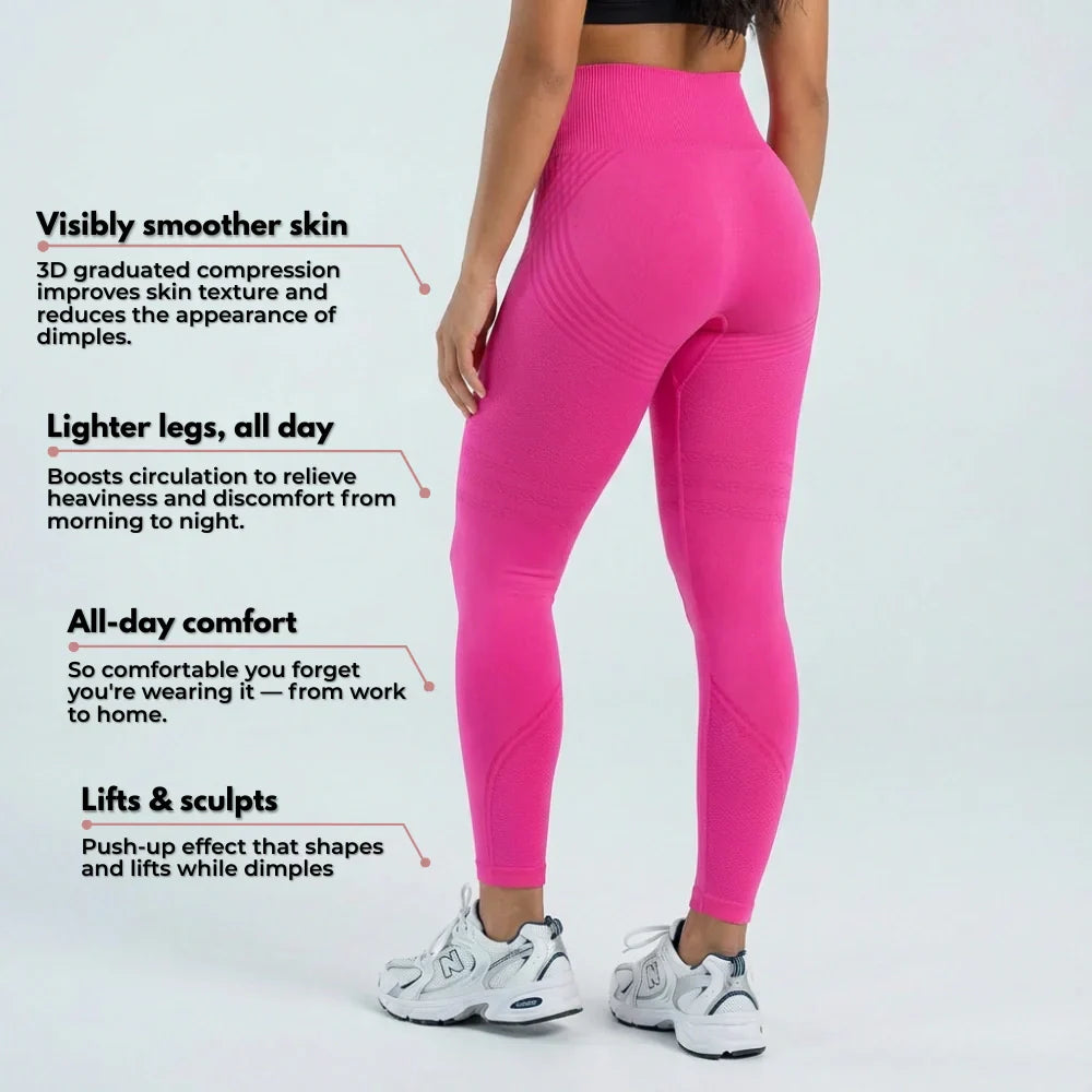 Oliron ShapeFlex™ 3D Leggings - Hot Pink