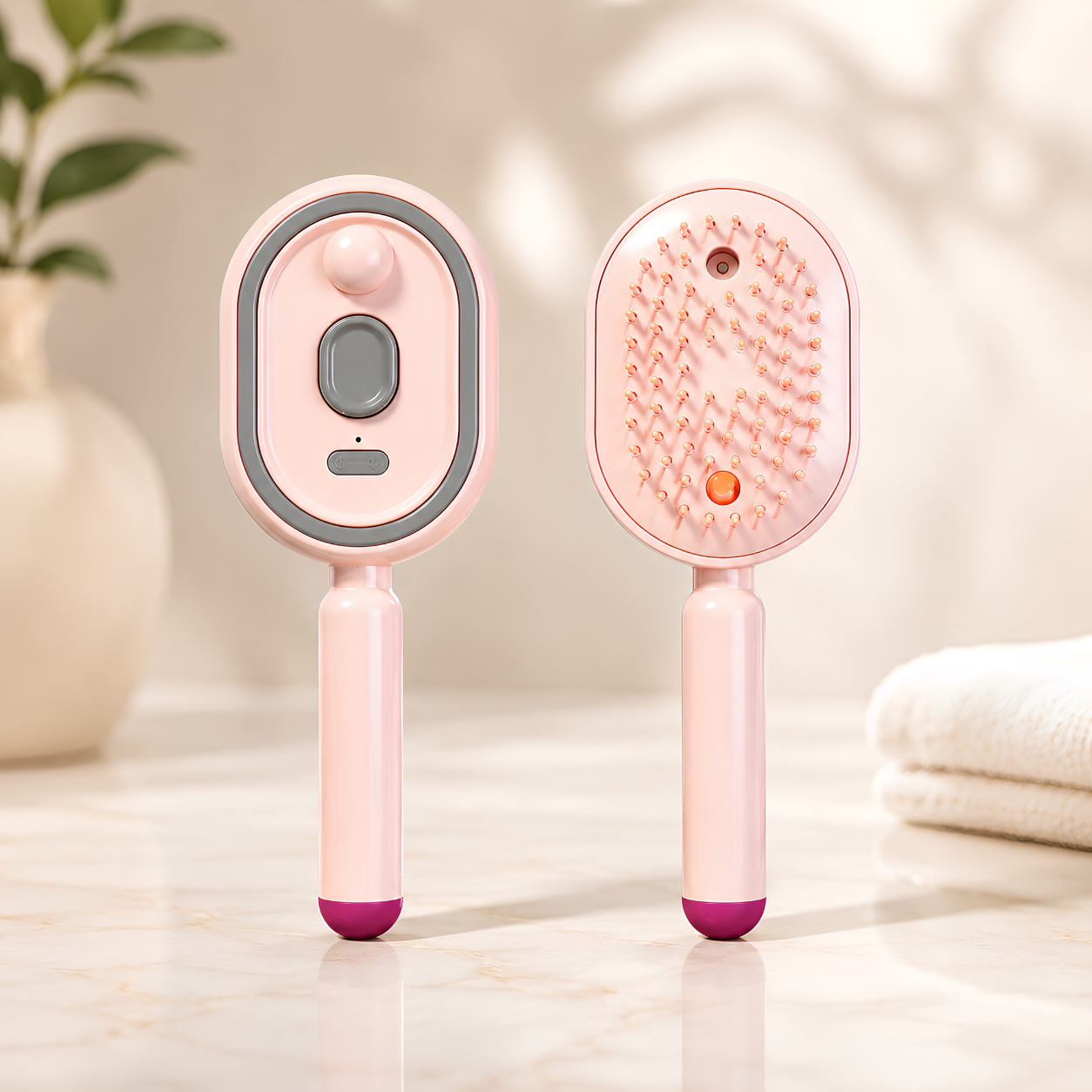Oliron MistComb™ - Electric Spray & Scalp Massage Hair Brush