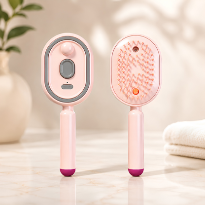 Oliron MistComb™ - Electric Spray & Scalp Massage Hair Brush