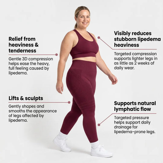 Oliron ShapeFlex™ 3D Legging – Say goodbye to lipoedema pain and swelling naturally