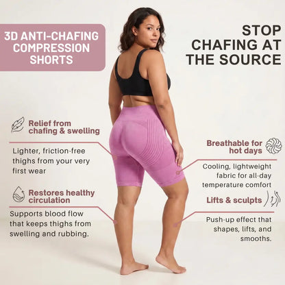 Oliron ShapeFlex™ Anti-Chafing 3D Short Legging