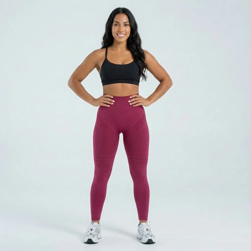Oliron ShapeFlex™ 3D Leggings - Burgundy
