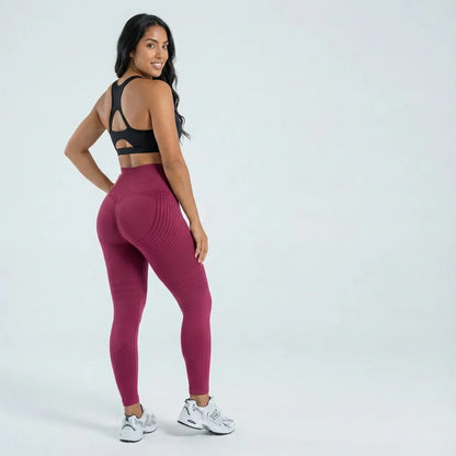 Oliron ShapeFlex™ 3D Leggings - Burgundy