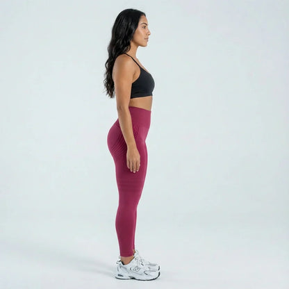 Oliron ShapeFlex™ 3D Leggings - Burgundy