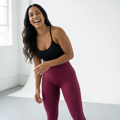 Oliron ShapeFlex™ 3D Leggings - Burgundy