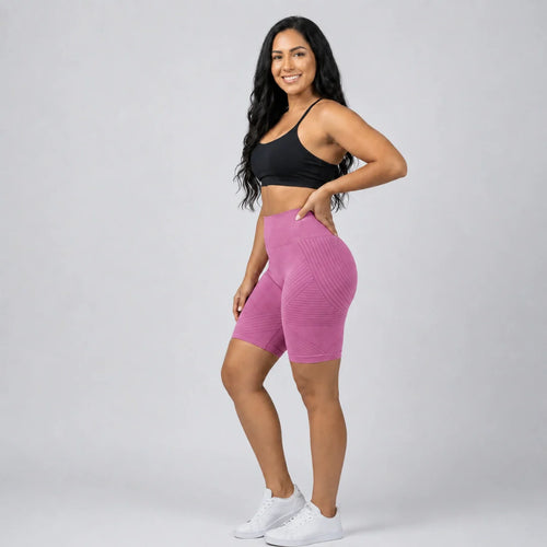 Oliron ShapeFlex™ 3D Short Legging – Hot Pink
