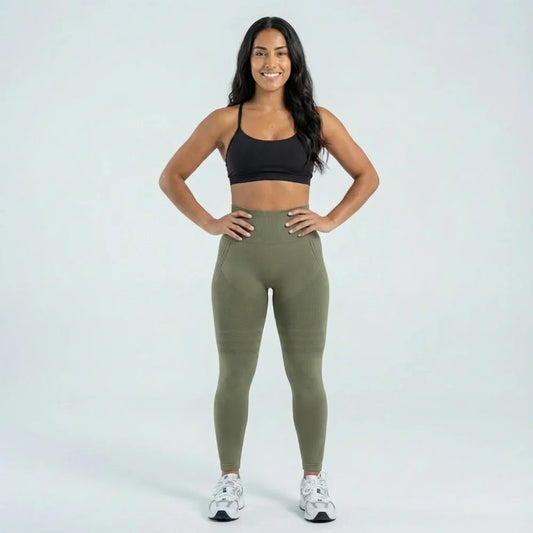 Oliron ShapeFlex™ 3D Leggings - Army Green