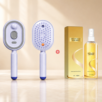 Oliron MistComb™ - Electric Spray & Scalp Massage Hair Brush