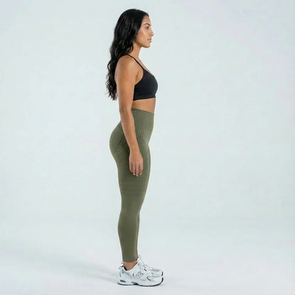 Oliron ShapeFlex™ 3D Leggings - Army Green