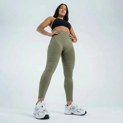 Oliron ShapeFlex™ 3D Leggings - Army Green