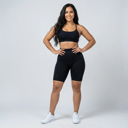Oliron ShapeFlex™ 3D Short Legging – Classic Black