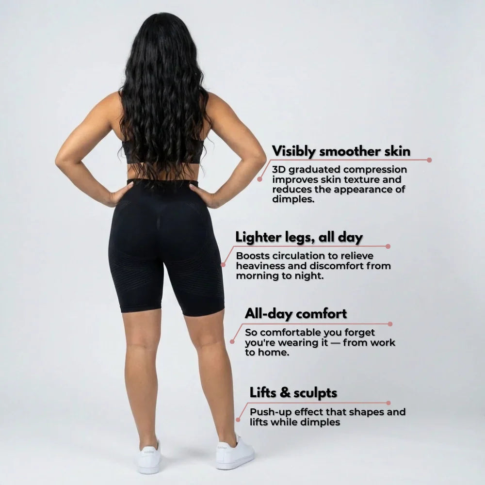 Oliron ShapeFlex™ 3D Short Legging – Classic Black