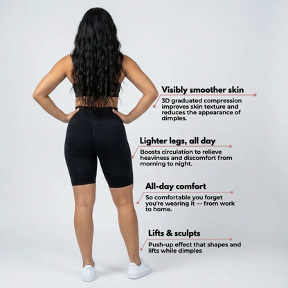 Oliron ShapeFlex™ 3D Short Legging – Classic Black