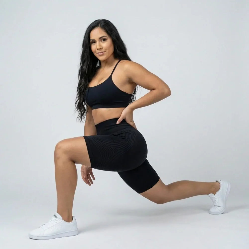 Oliron ShapeFlex™ 3D Short Legging – Classic Black