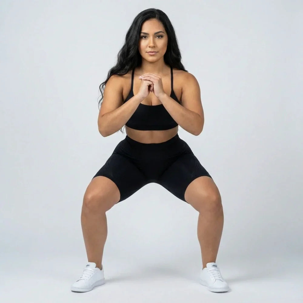 Oliron ShapeFlex™ 3D Short Legging – Classic Black