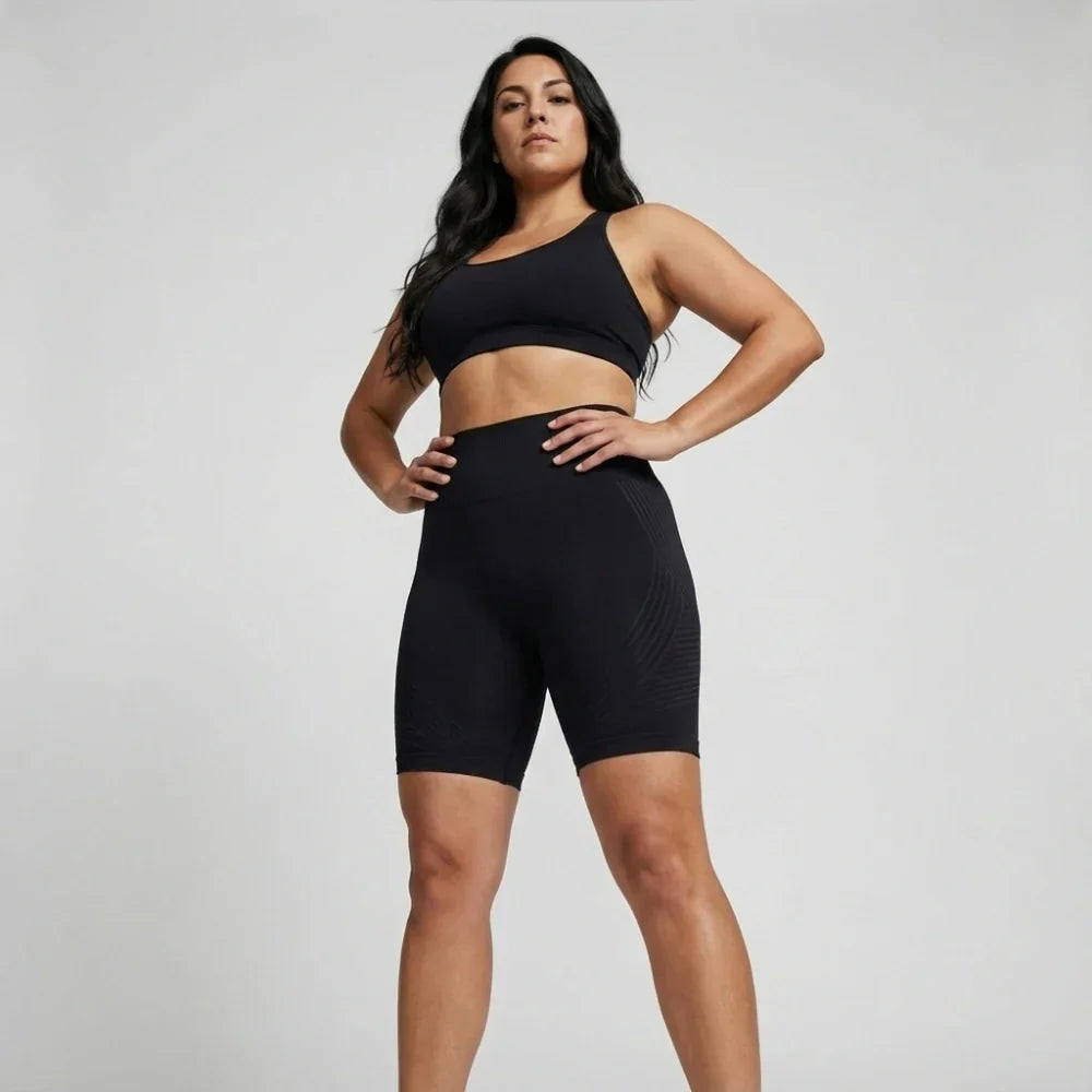 Oliron ShapeFlex™ 3D Short Legging – Classic Black