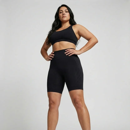 Oliron ShapeFlex™ 3D Short Legging – Classic Black