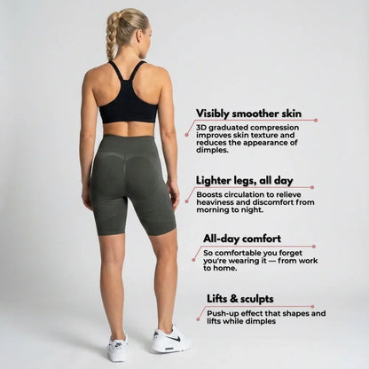 Oliron ShapeFlex™ 3D Short Legging – Dark Grey