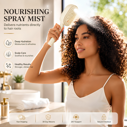 Oliron MistComb™ - Electric Spray & Scalp Massage Hair Brush