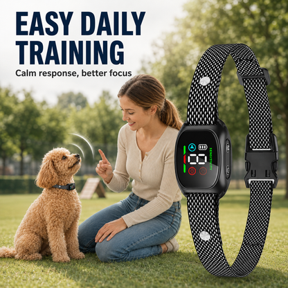 Anti Bark Collar – Smart anti‑false triggering filters out other barks.
