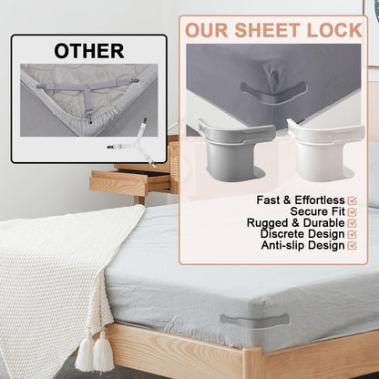No-Slip Bed Corner Clips | 4-Pack