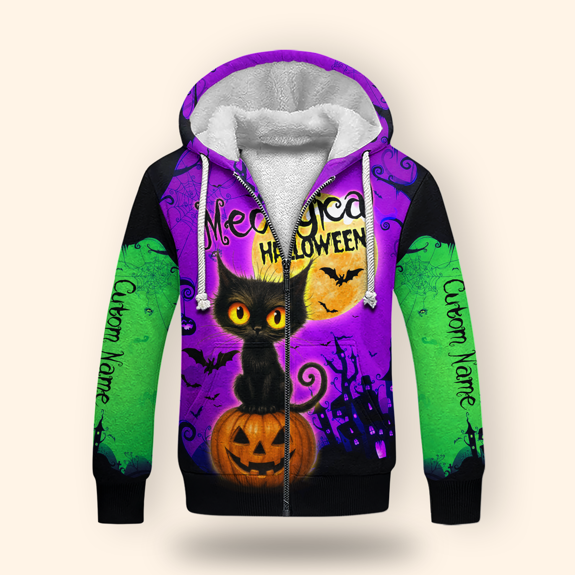 Personalized "Meowgical Halloween" Black Cat shirt, Custom Choo