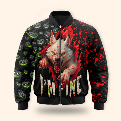 Halloween Terror Wolf shirt, Custom Choo