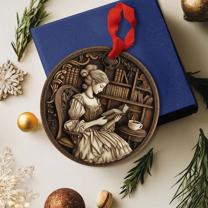 Bestchoo 2D Acrylic Ornament Victorian Reading Nook