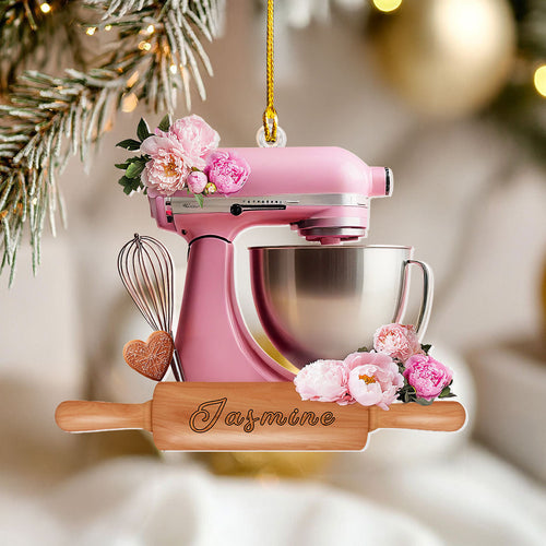 Bestchoo Personalized 2D Acrylic Ornament Bloom Bakery