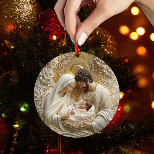 Bestchoo 2D Acrylic Ornament - Holy Family