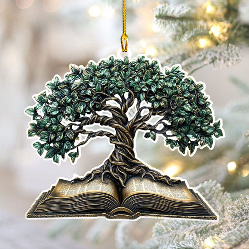 Bestchoo 2D Acrylic Ornament - Tree of Knowledge & Life