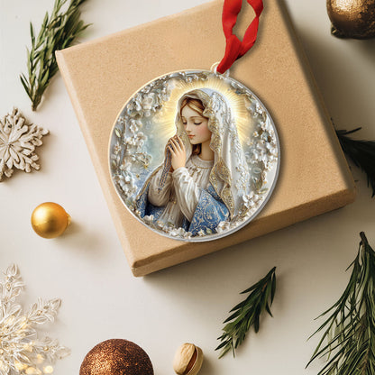 Bestchoo 2D Acrylic Ornament - Blessed Virgin Mary Rosary