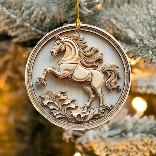 Bestchoo 2D Acrylic Ornament Majestic Horse