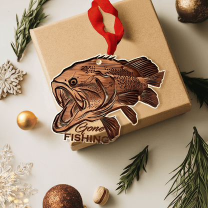 Bestchoo Acrylic Ornament Gone Fishing