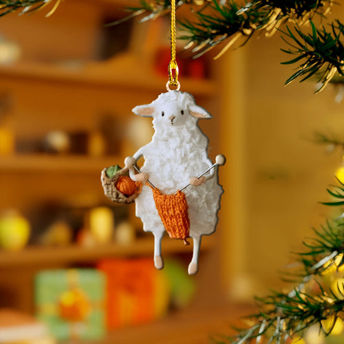 Bestchoo Acrylic Ornament Knitting Sheep