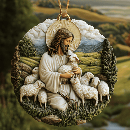 Bestchoo 2D Acrylic Ornament - The Good Shepherd