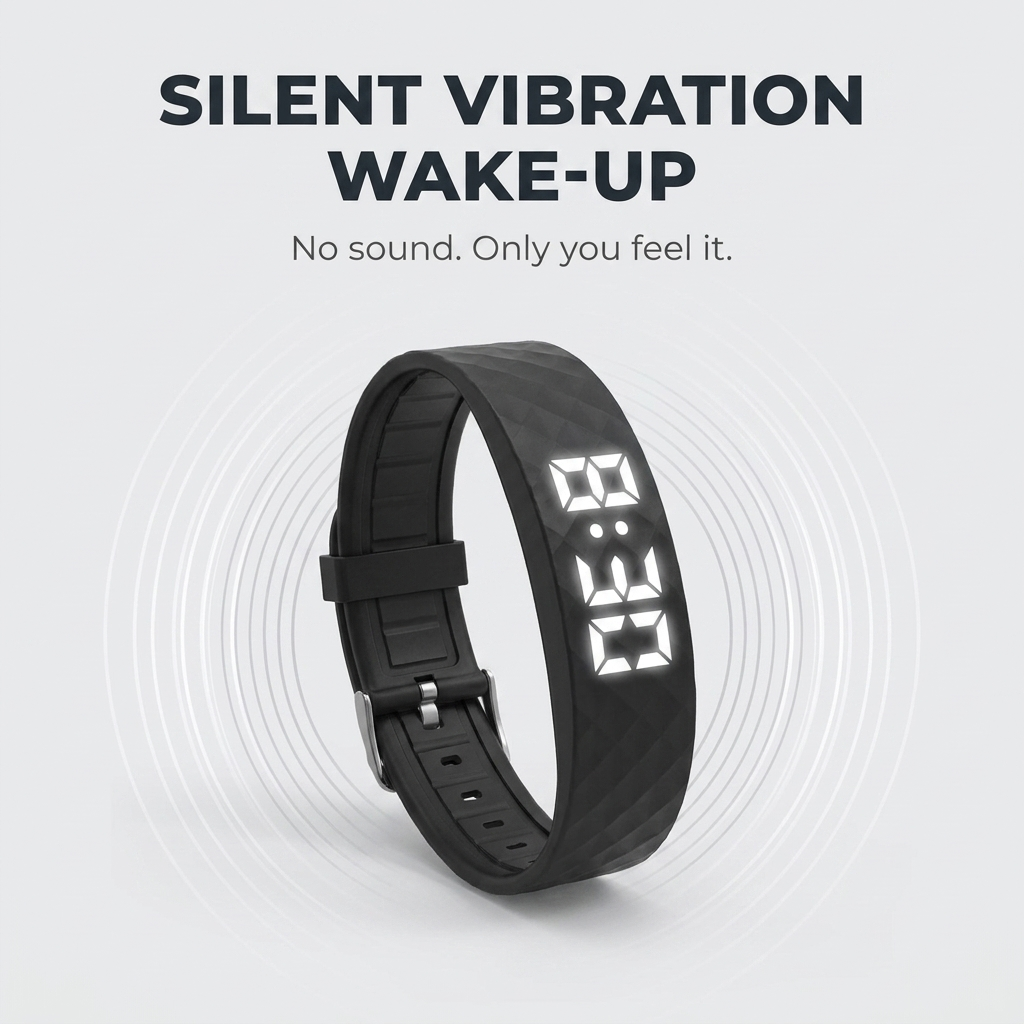 Oliron SilentWake™ – Silent Vibrating Wake-Up Band
