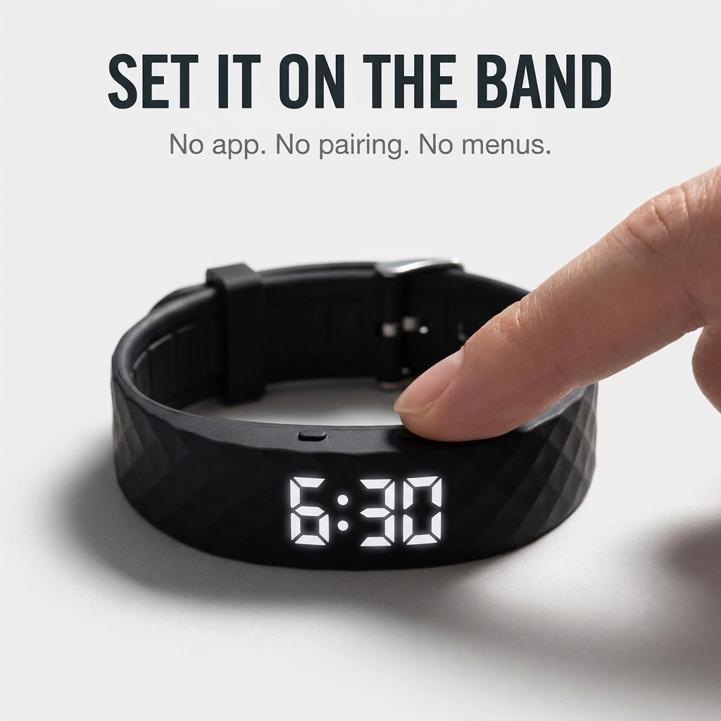 Oliron SilentWake™ – Silent Vibrating Wake-Up Band