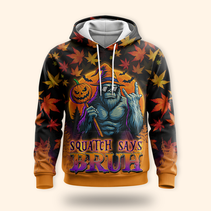 Bigfoot Witch Halloween Pumpkin shirt, Custom Choo