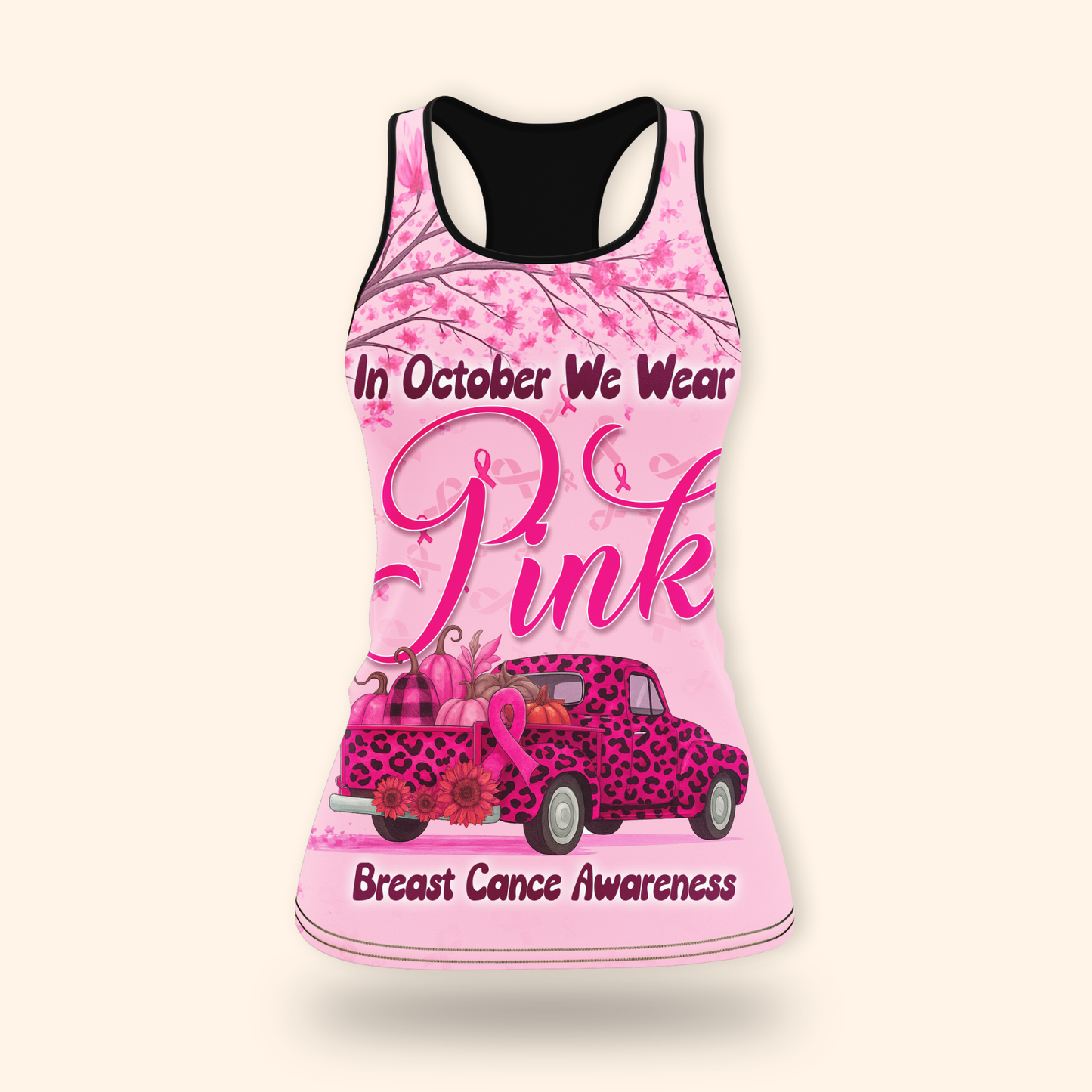 "In October We Wear Pink" Custom shirt, Custom Choo