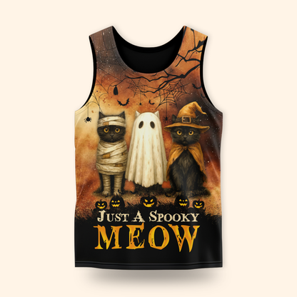 "Just a Spooky Meow" Cat Trio Shirt, Custom Choo